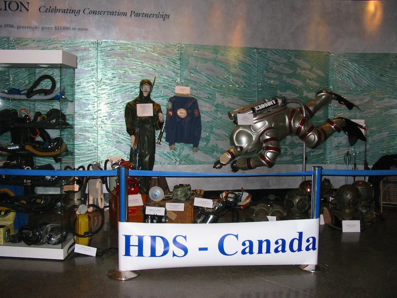 HDS-C booth, front and centre at Divers Weekend Vancouver Aquarium